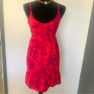 Hurley Red Floral Dress